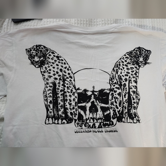 Allsaints "cheetah" white T shirt - Picture 3 of 3